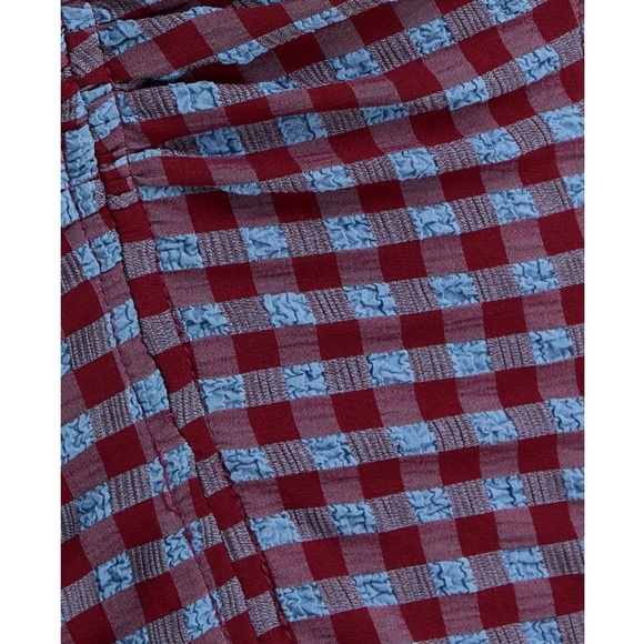 GANNI Women's Seersucker Top - Size Small - Picture 4 of 4